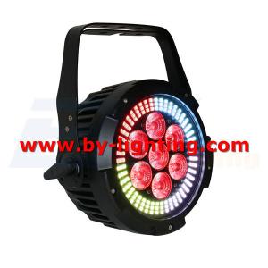 BY-6107S 7X12W RGBWA+UV 6in1 LED+ 144X0.2W RGB 3in1 LED PAR